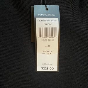 BCBG beautiful black skirt new with tags